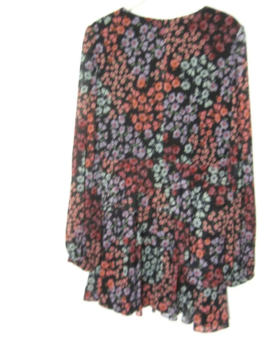 Lovers + Friends Size M Carter Floral Mini Dress Chiffon Wedding Guest